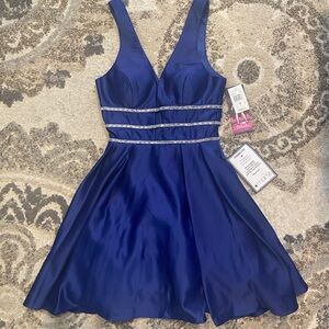 Navy blue formal dress